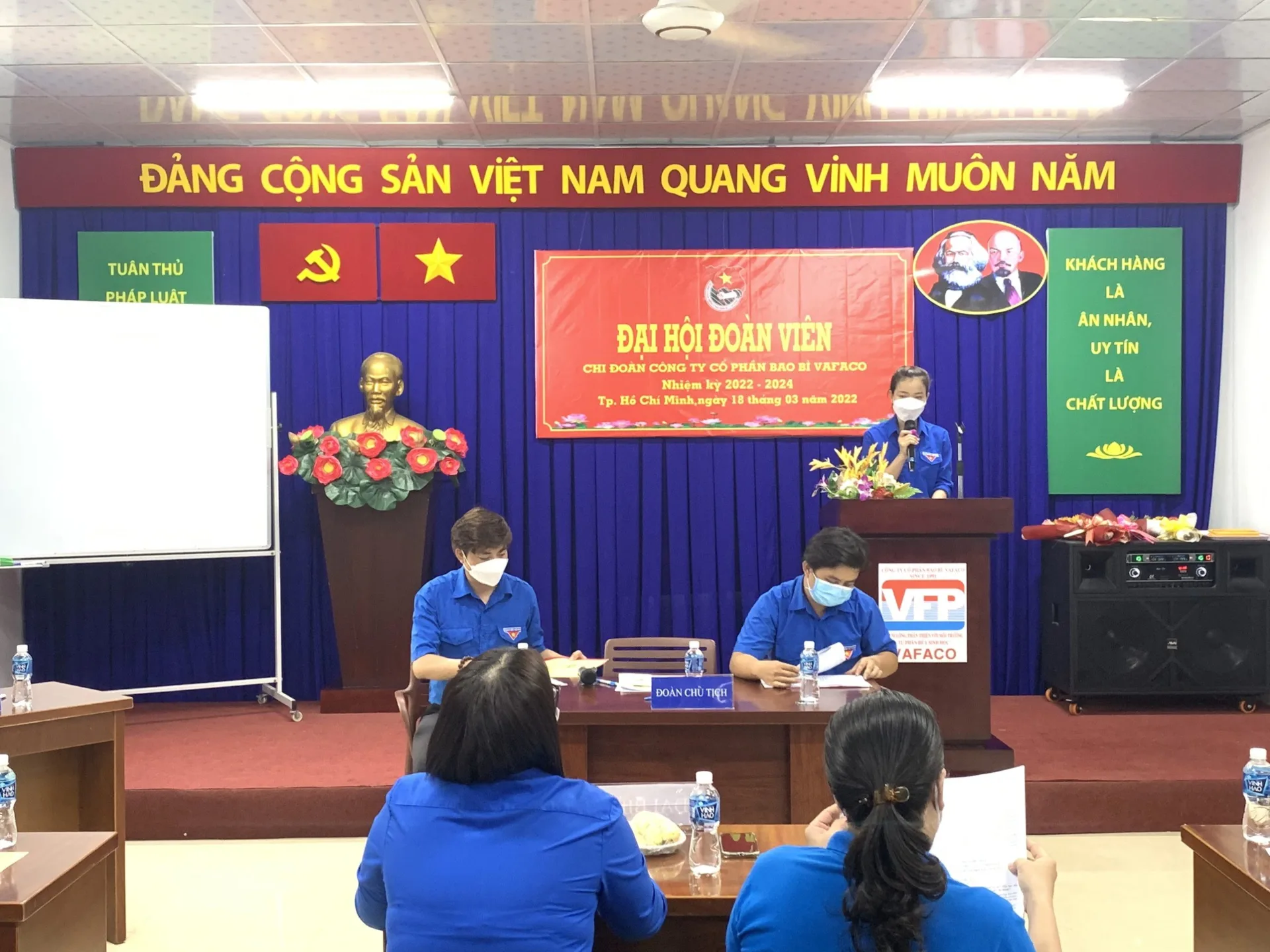 Đại hội Chi Đoàn Công Ty Cổ Phần Bao Bì Vafaco nhiệm kỳ 2022-2024