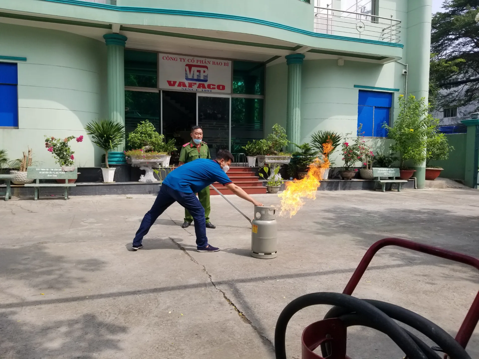 Tuyên Truyền và Huấn Luyện PCCC-CNCH tại Công Ty Cổ Phần Bao Bì Vafaco