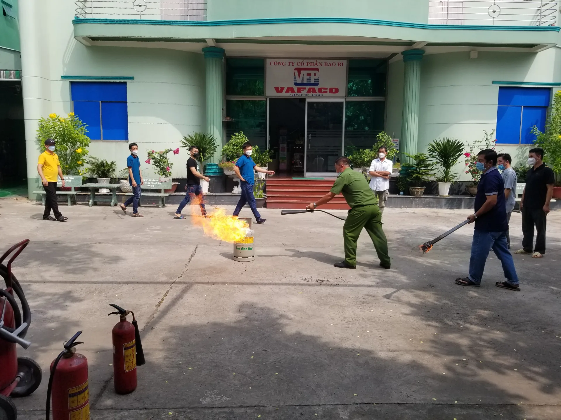 Tuyên Truyền và Huấn Luyện PCCC-CNCH tại Công Ty Cổ Phần Bao Bì Vafaco