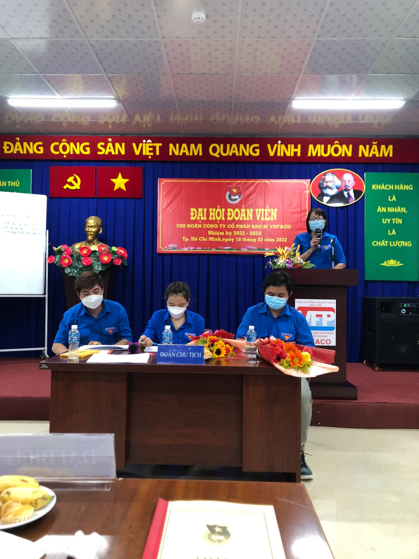 Đại hội Chi Đoàn Công Ty Cổ Phần Bao Bì Vafaco nhiệm kỳ 2022-2024