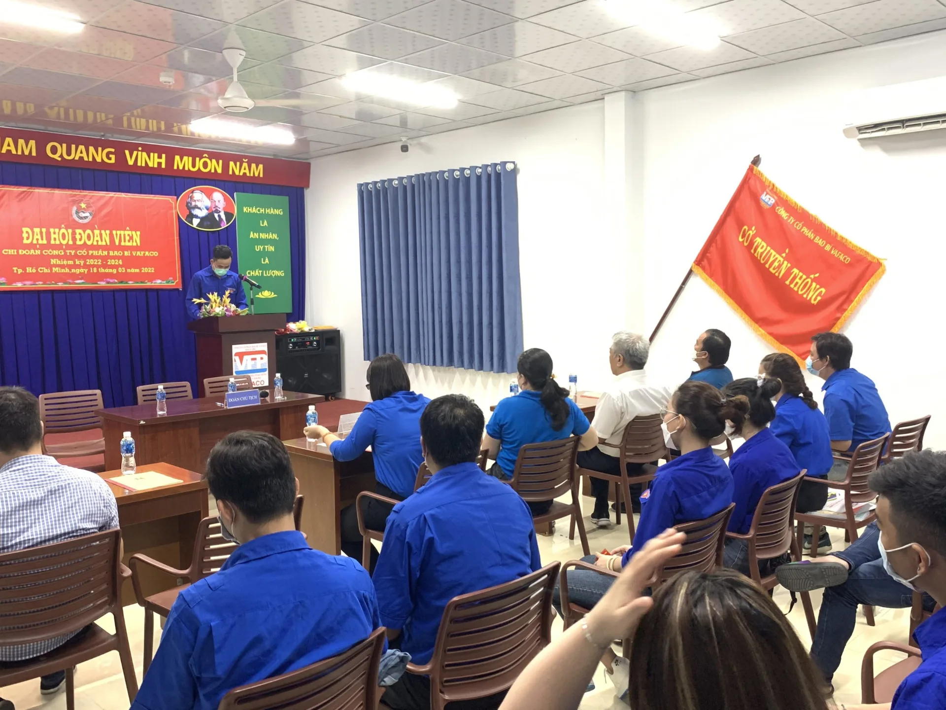 Đại hội Chi Đoàn Công Ty Cổ Phần Bao Bì Vafaco nhiệm kỳ 2022-2024