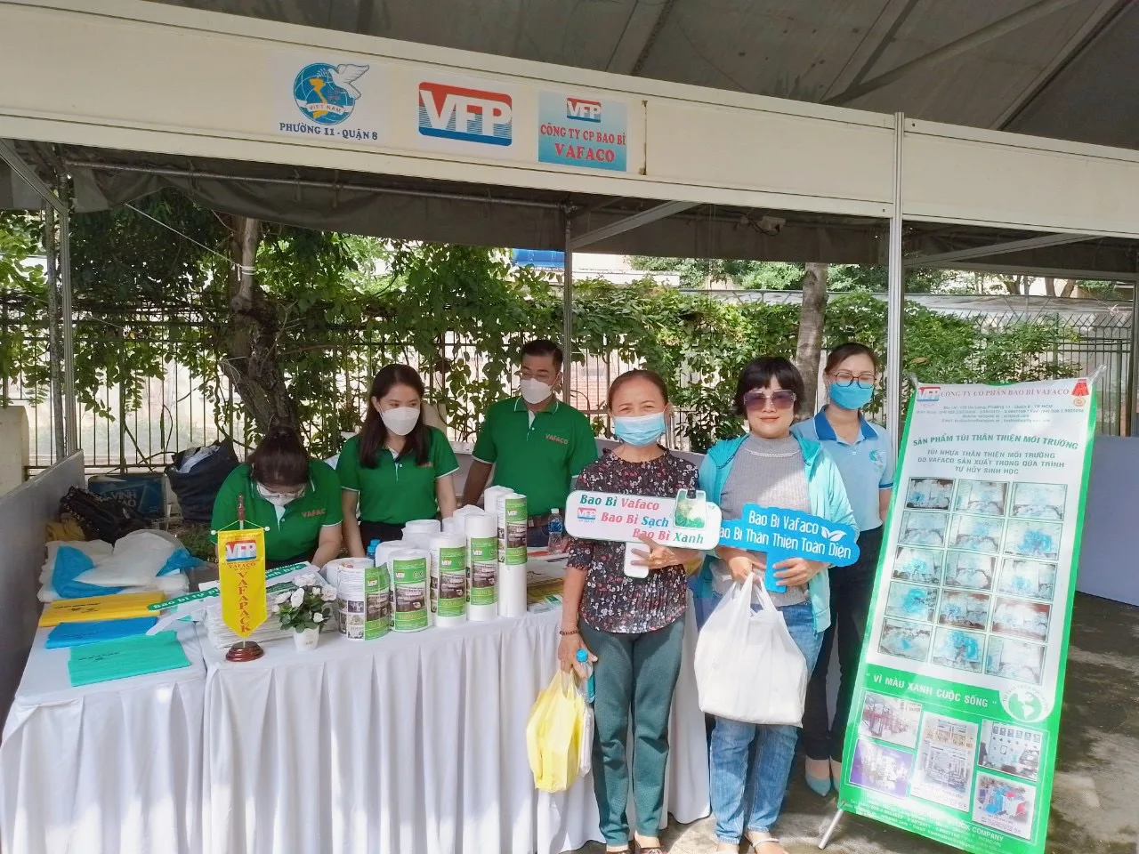 CÔNG TY CỔ PHẦN BAO BÌ VAFACO THAM GIA NGÀY HỘI DOANH NHÂN TẠI QUẬN 8
