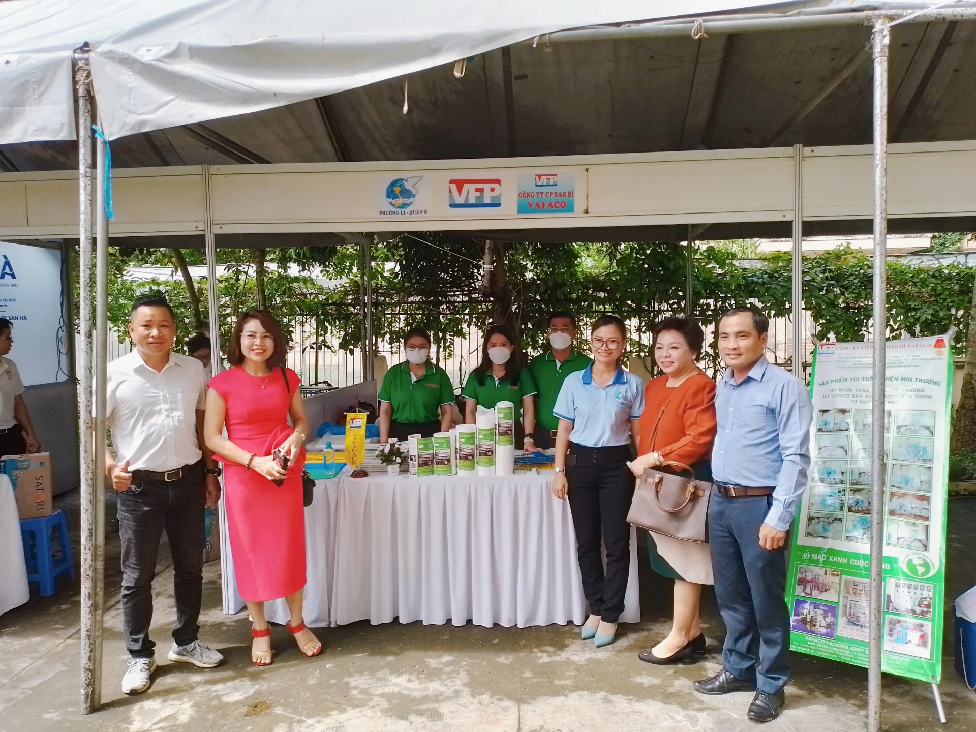 CÔNG TY CỔ PHẦN BAO BÌ VAFACO THAM GIA NGÀY HỘI DOANH NHÂN TẠI QUẬN 8