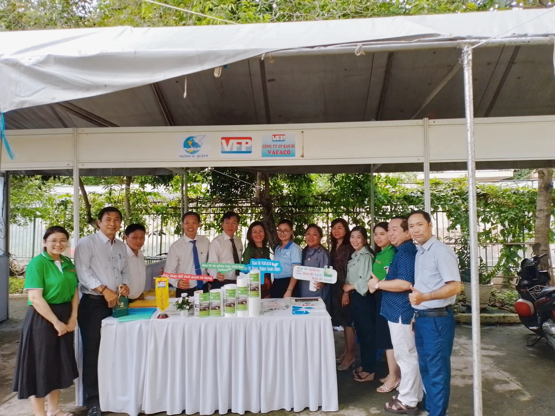 CÔNG TY CỔ PHẦN BAO BÌ VAFACO THAM GIA NGÀY HỘI DOANH NHÂN TẠI QUẬN 8