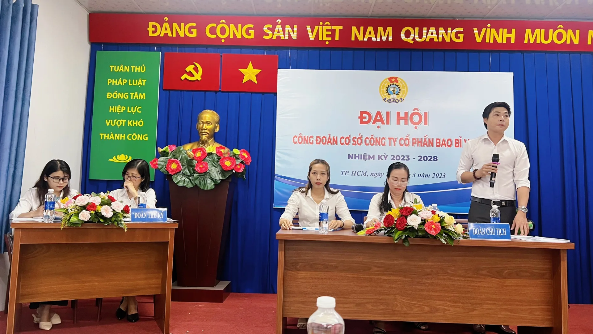 ĐẠI HỘI CÔNG ĐOÀN CÔNG TY CỔ PHẦN BAO BÌ VAFACO NHIỆM KỲ 2023-2028