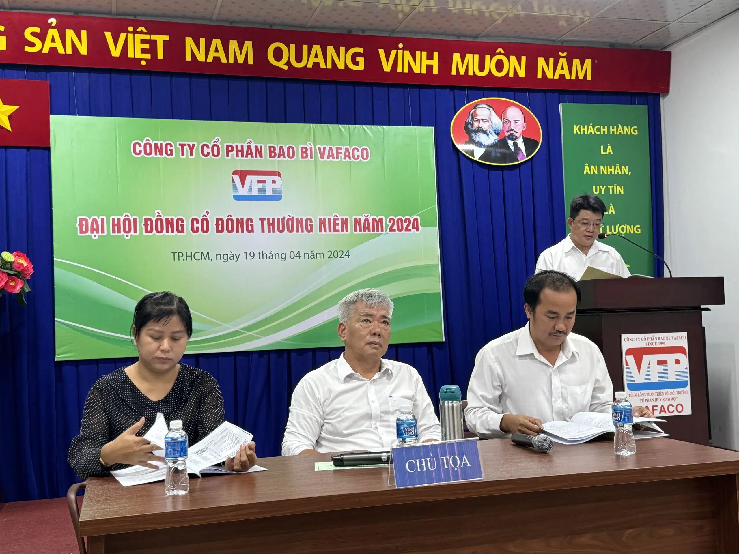 ĐẠI HỘI ĐỒNG CỔ ĐÔNG THƯỜNG NIÊN NĂM 2024 CÔNG TY VAFACO