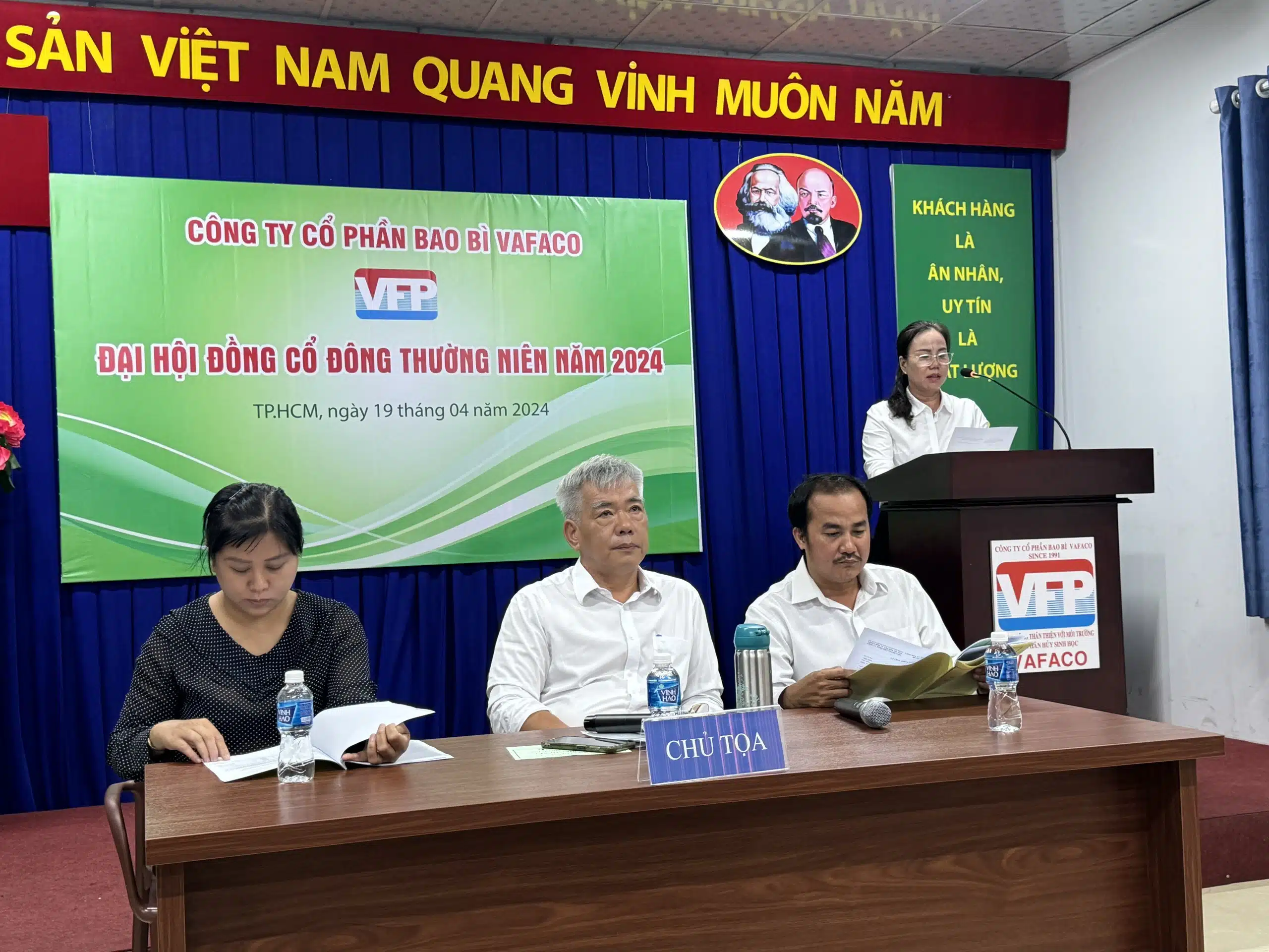 ĐẠI HỘI ĐỒNG CỔ ĐÔNG THƯỜNG NIÊN NĂM 2024 CÔNG TY VAFACO