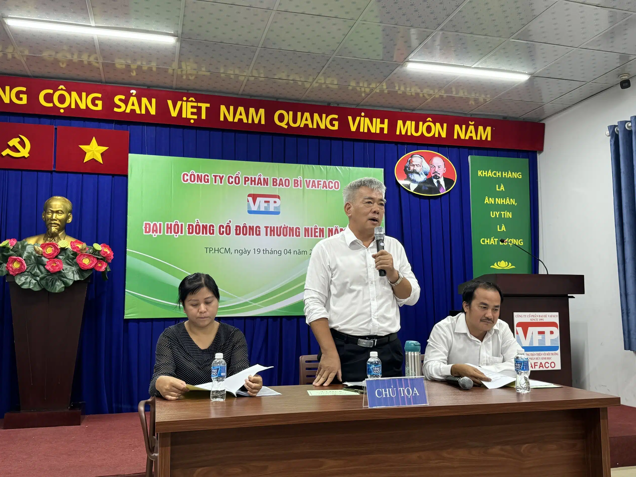 ĐẠI HỘI ĐỒNG CỔ ĐÔNG THƯỜNG NIÊN NĂM 2024 CÔNG TY VAFACO