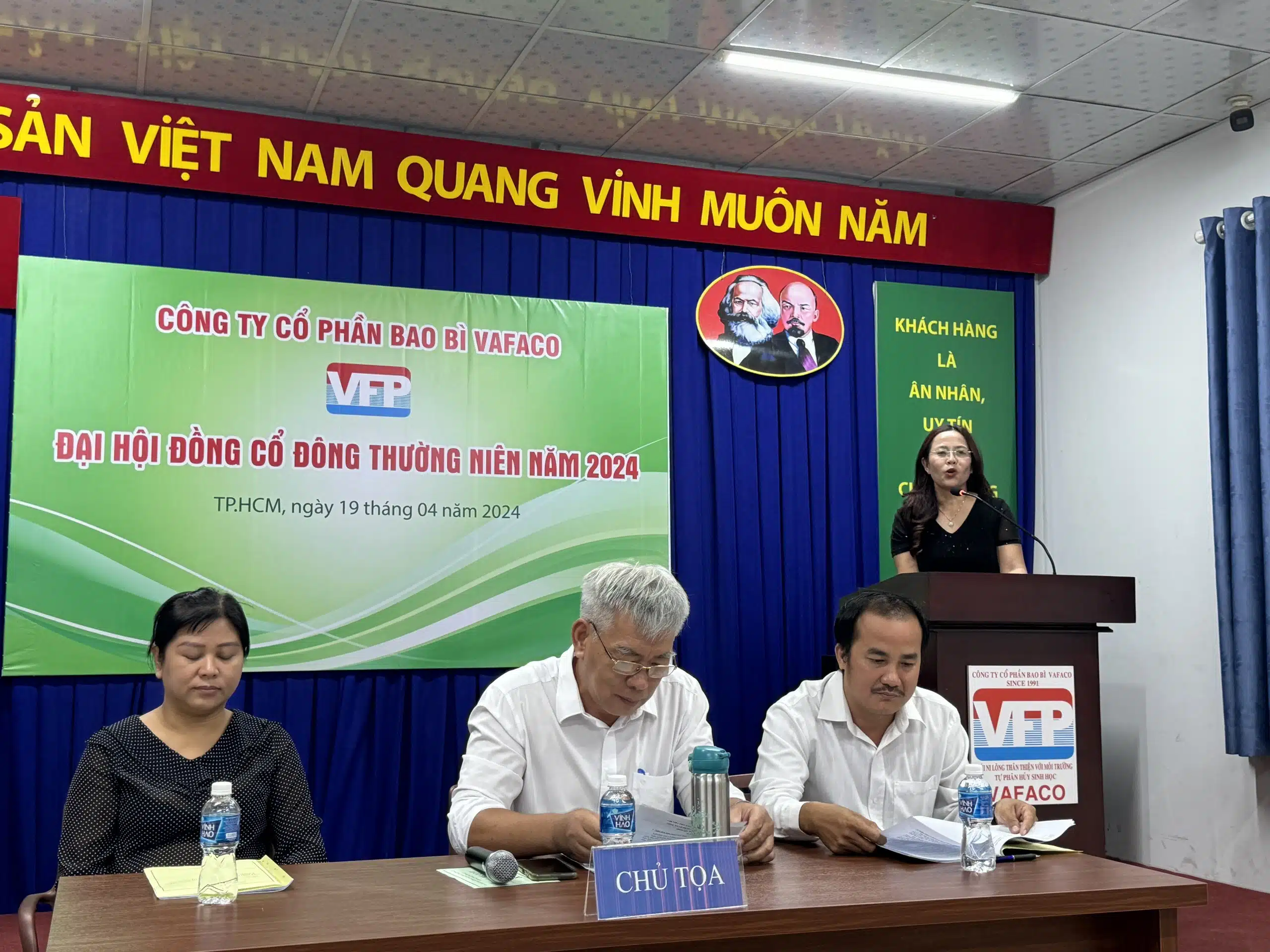 ĐẠI HỘI ĐỒNG CỔ ĐÔNG THƯỜNG NIÊN NĂM 2024 CÔNG TY VAFACO
