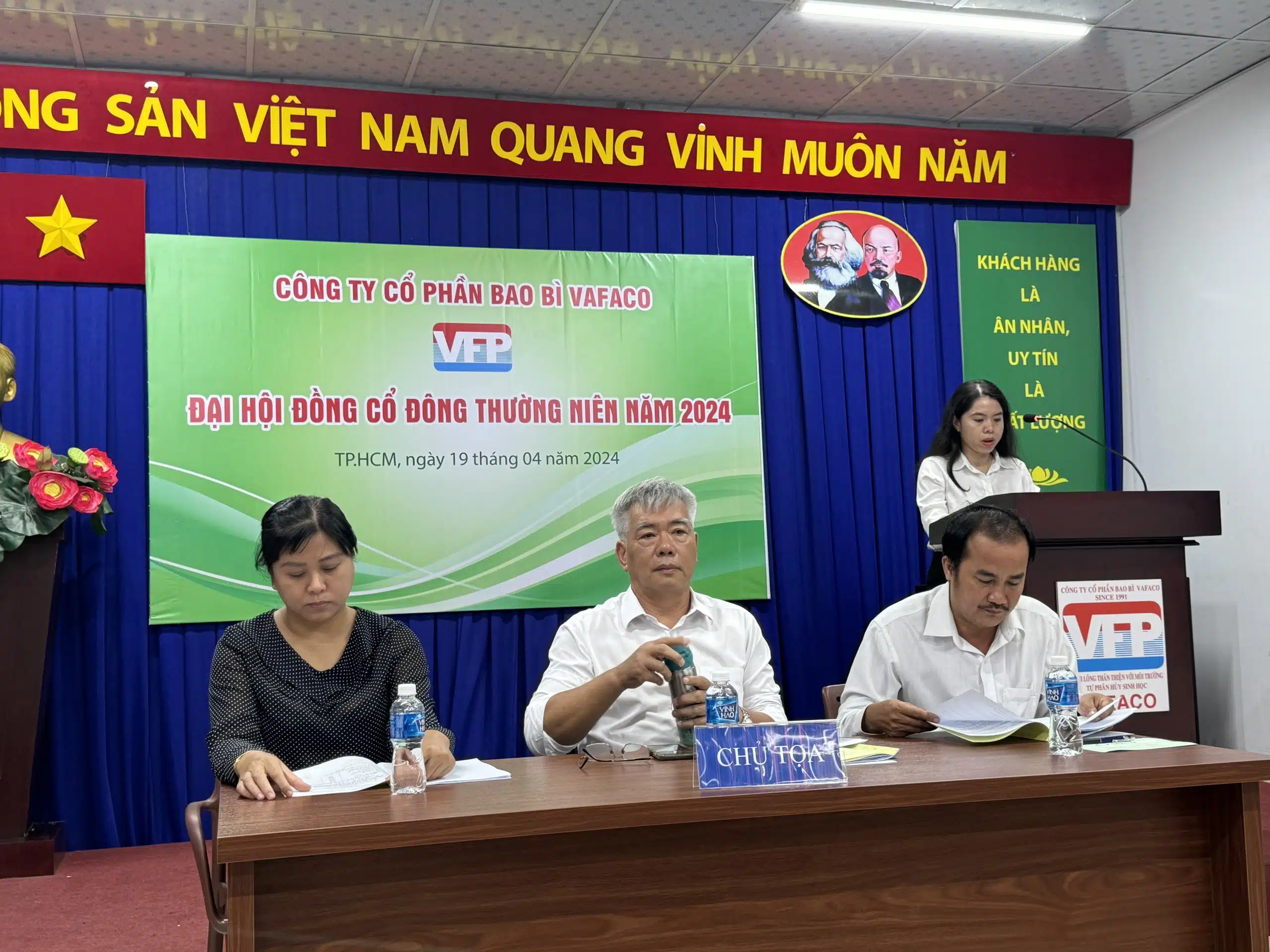 ĐẠI HỘI ĐỒNG CỔ ĐÔNG THƯỜNG NIÊN NĂM 2024 CÔNG TY VAFACO