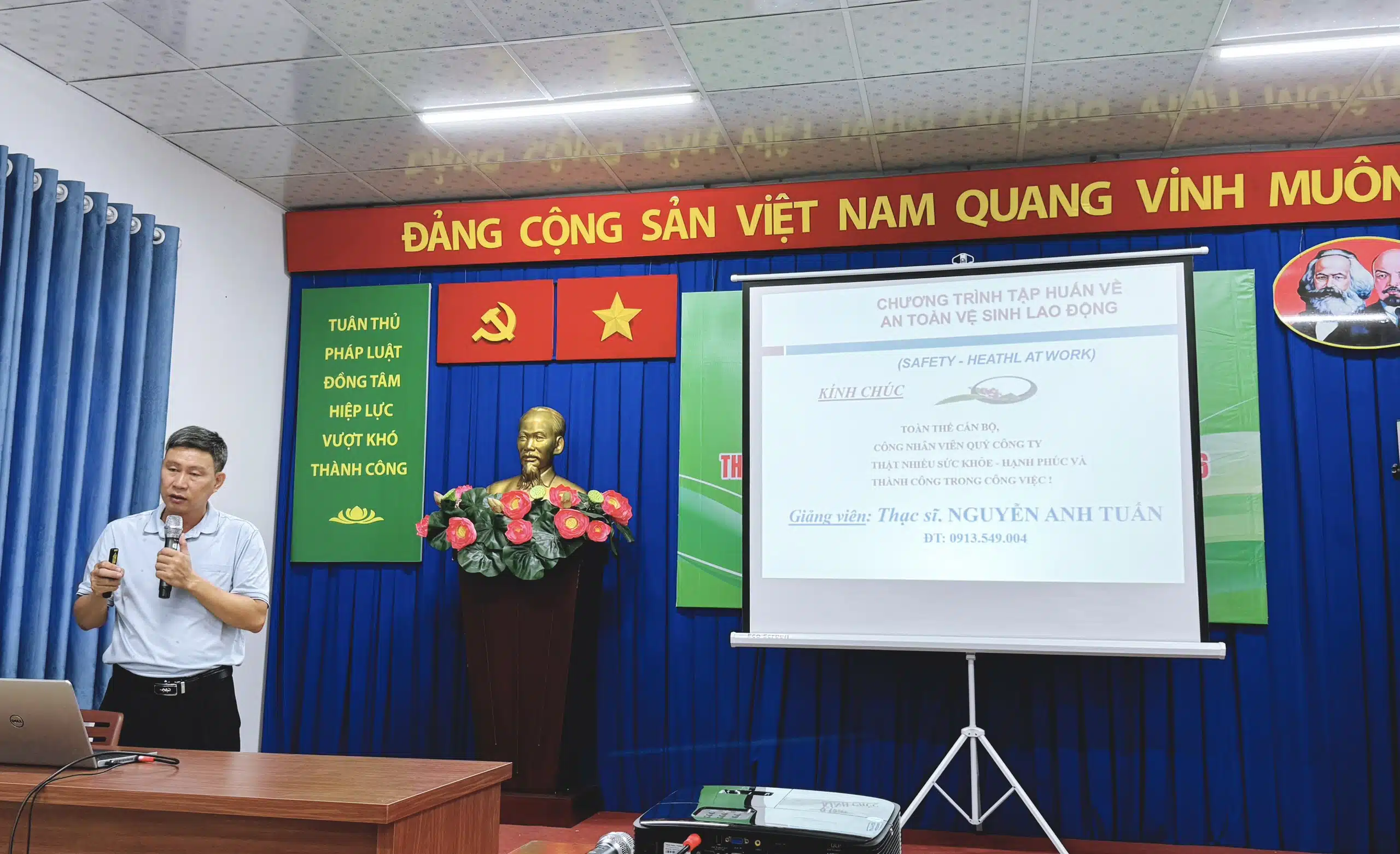 Huấn Luyện An Toàn Vệ Sinh Lao Động cho tập thể CB – CNV Công ty cổ phần Bao bì Vafaco năm 2024