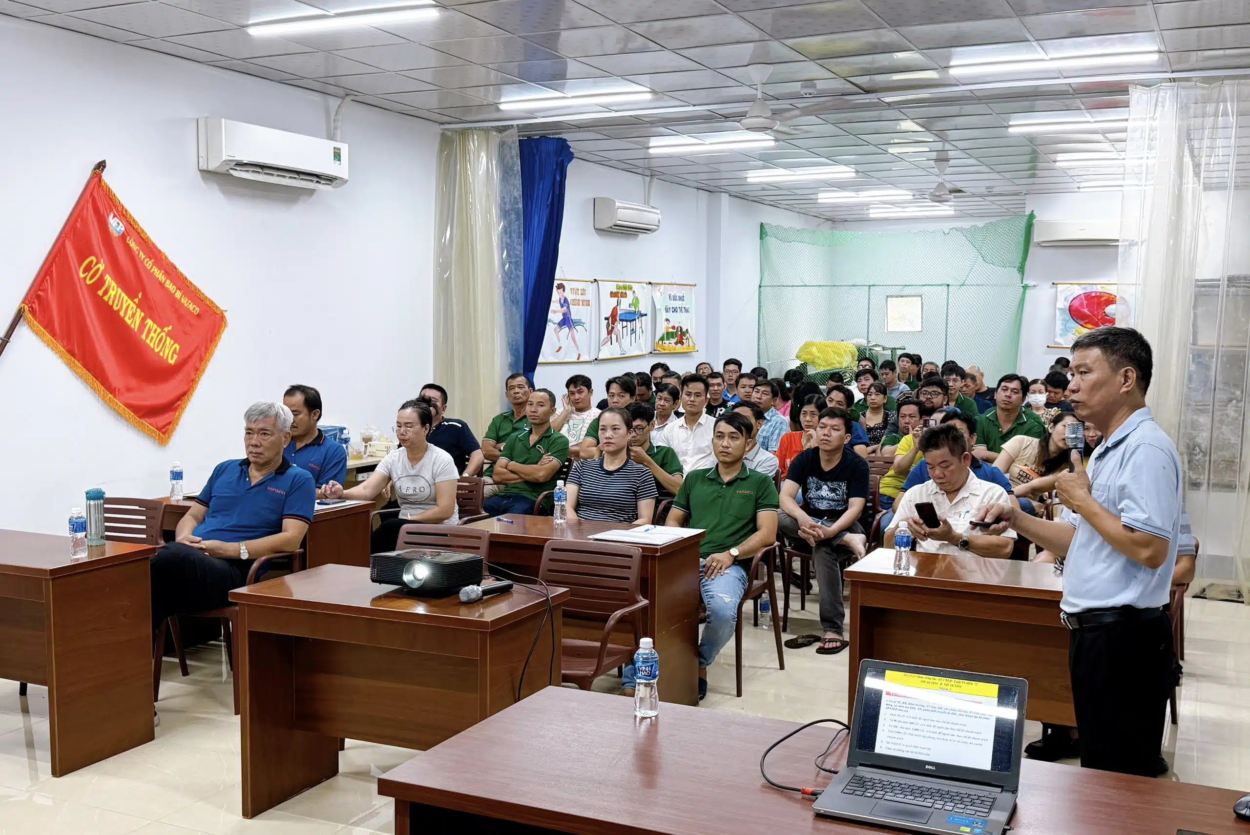 Huấn Luyện An Toàn Vệ Sinh Lao Động cho tập thể CB – CNV Công ty cổ phần Bao bì Vafaco năm 2024