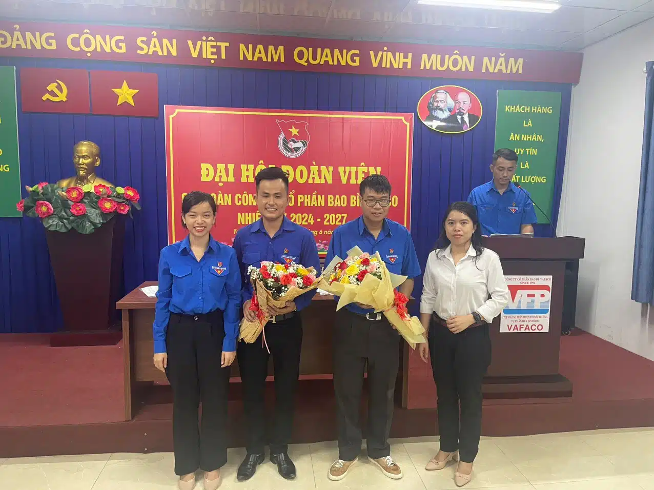 ĐẠI HỘI CHI ĐOÀN CÔNG TY CỔ PHẦN BAO BÌ VAFACO NHIỆM KỲ 2024-2027